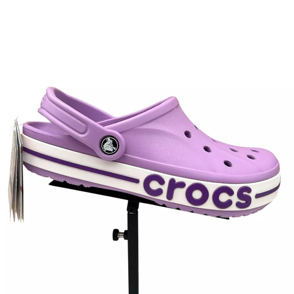 Crocs Bayaband Women’s Slip-on Clogs Size 7 Light Purple/Orchid Water Friendly